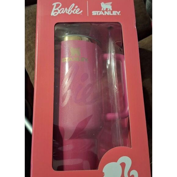 Stanley Cup Barbie Limited Edition 40 Oz Quencher In Hand - Picture 4 of 4